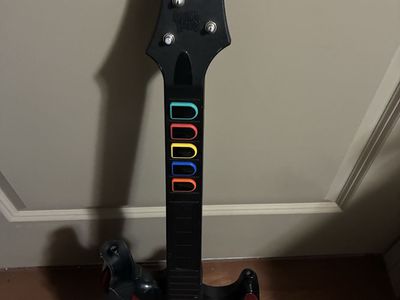 Nintendo Wii RED OCTANE Guitar Hero