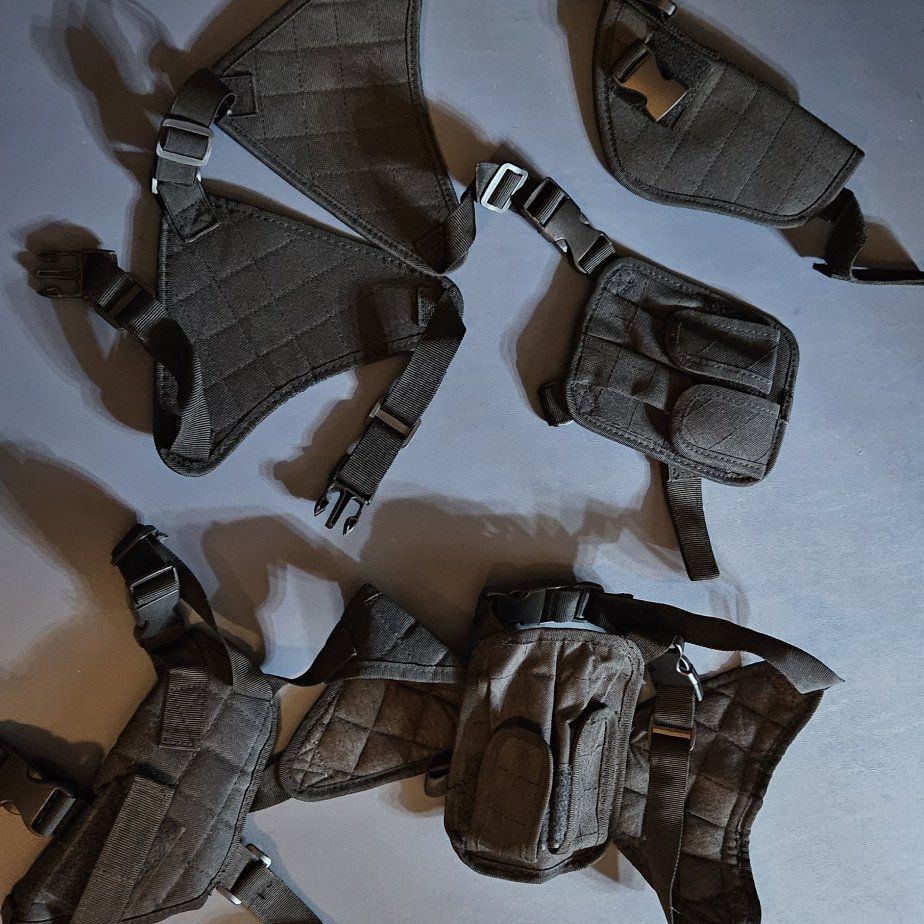 2 shoulder holsters