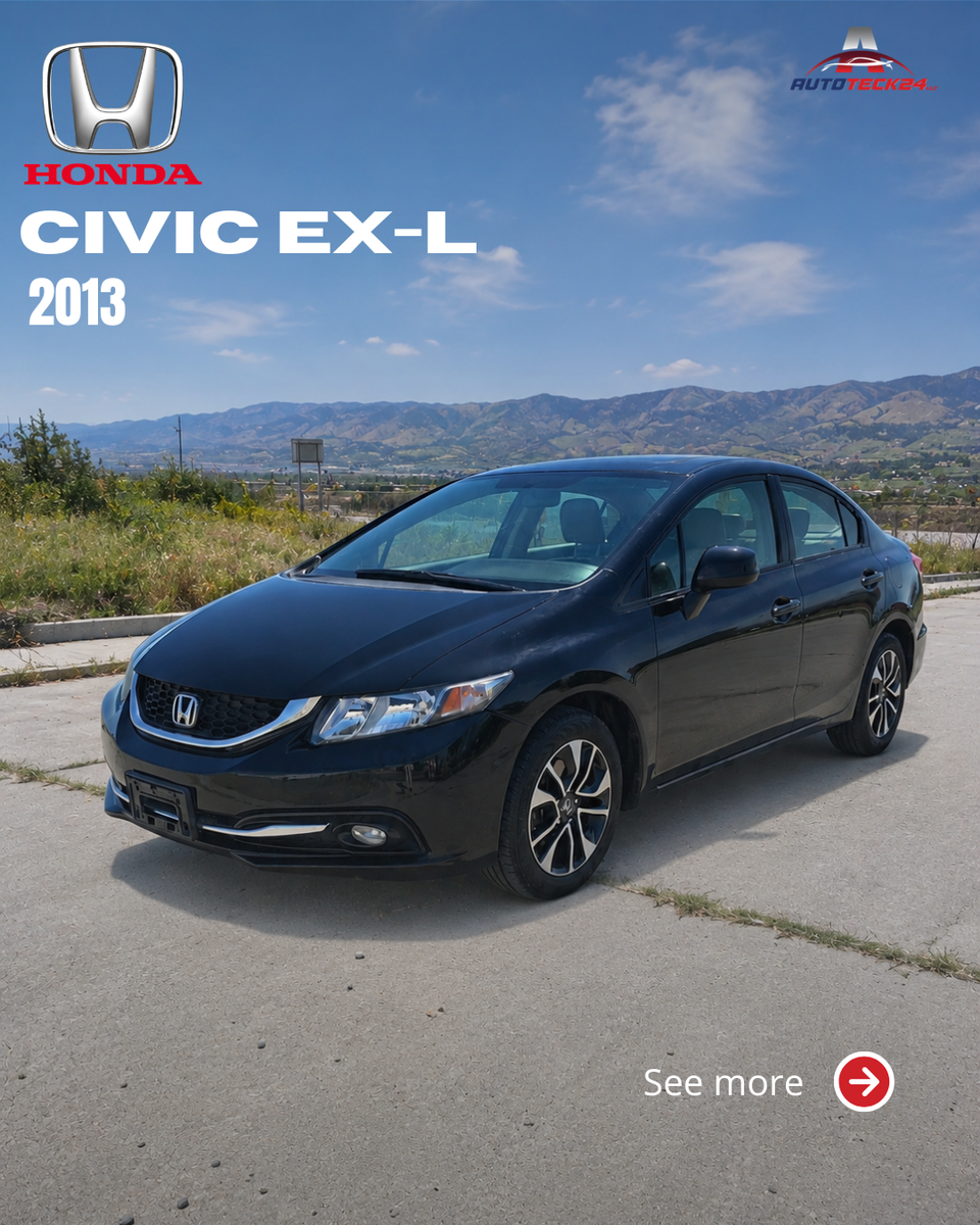 2013 Honda Civic EX-L w/Navi — rebuilt & branded title