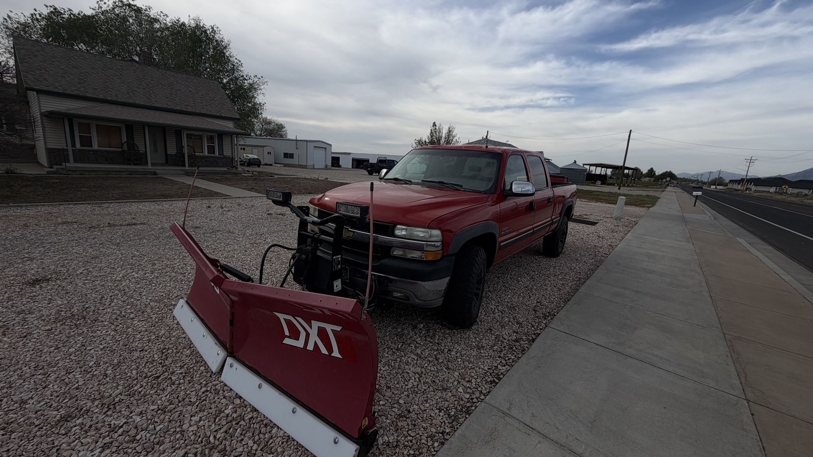 Plow truck Chevrolet duramax