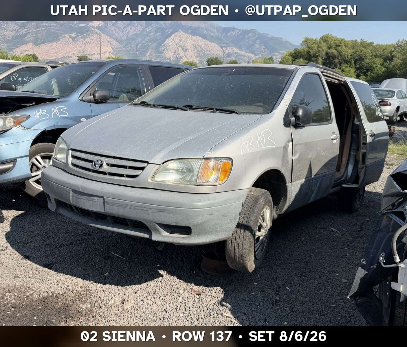 Just In! 2002 Toyota Sienna Parts - UTPAP Ogden
