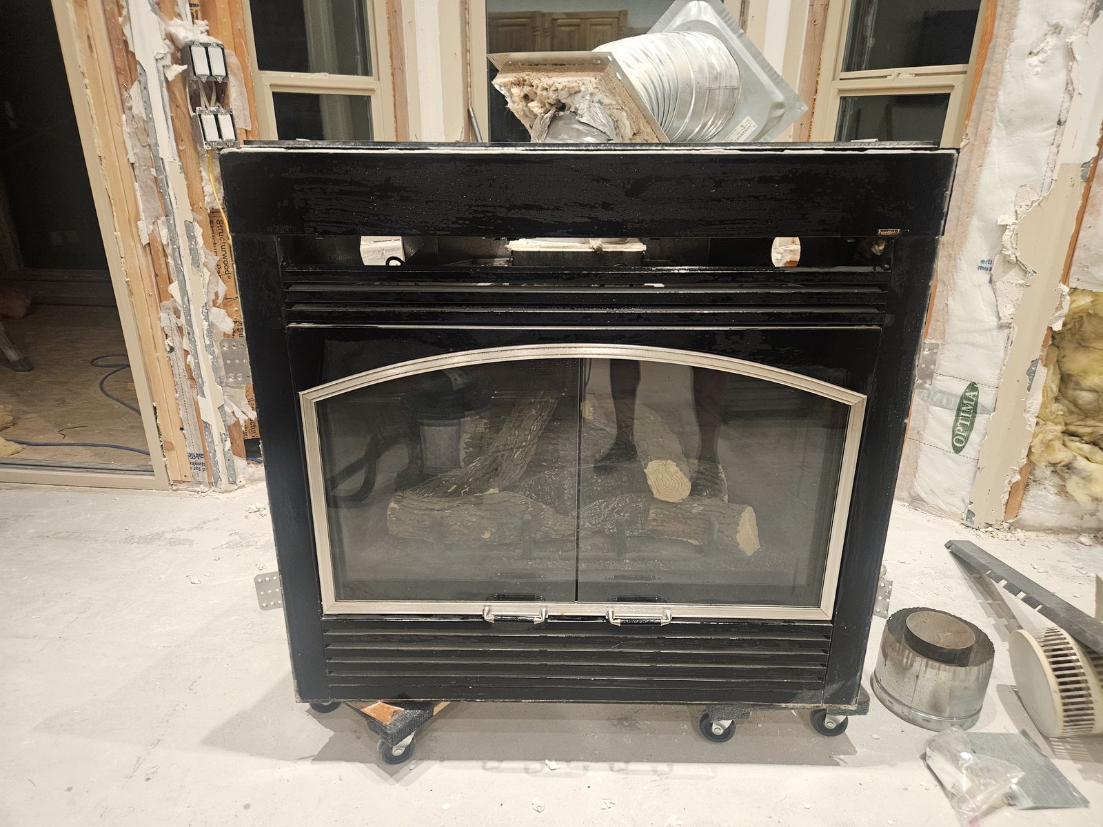 42 " gas fireplace
