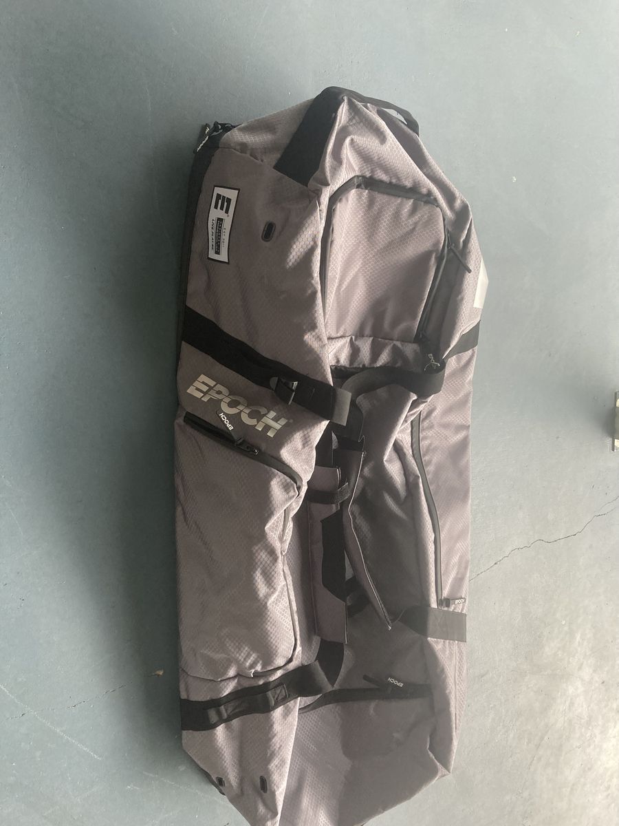 Epoch Lacrosse Gear Bag Grey Hex Pattern Heavy Duty Equipment Duffel
