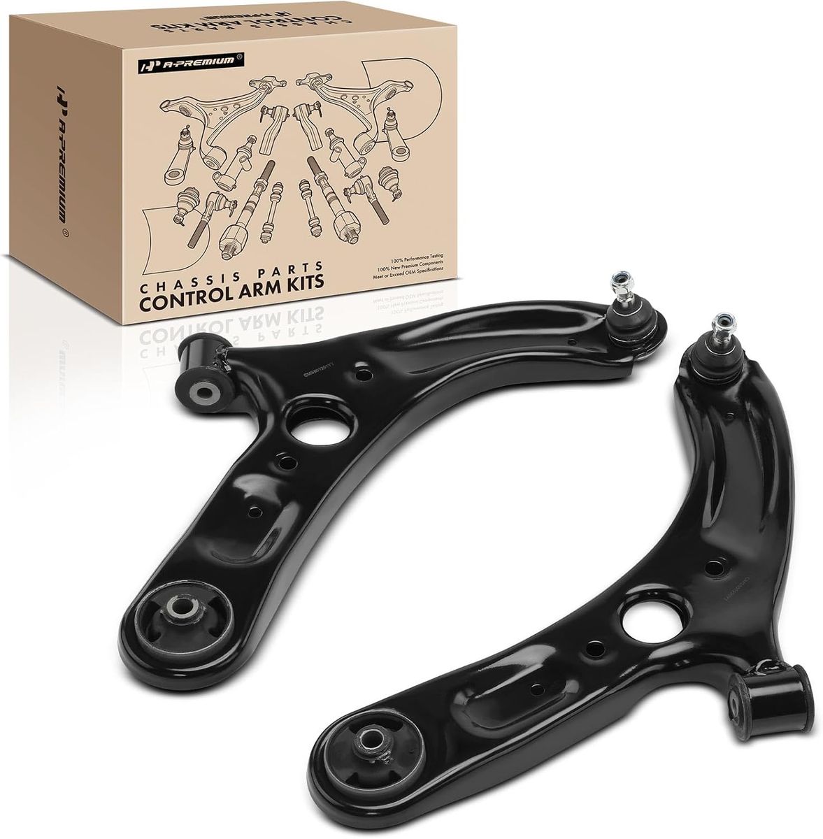 14-18 Kia Forte, 14-17 Forte Koup, 14-18 Forte5- 2 x Front Lower Control Arm w Ball Joint & Bushing