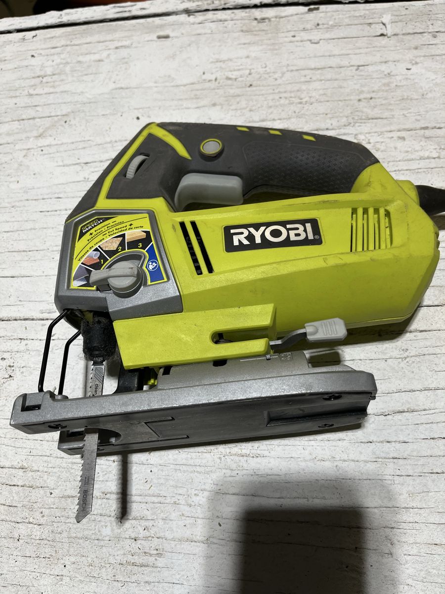 Ryobi JS481LG 4.8 Amp Corded Variable Speed Orbital Jig Saw with SpeedMatch