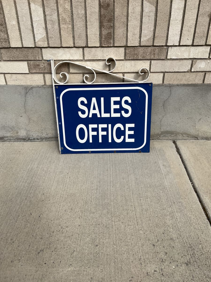 Sign SALES OFFICE