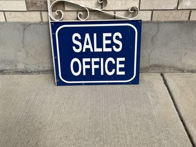 Sign SALES OFFICE