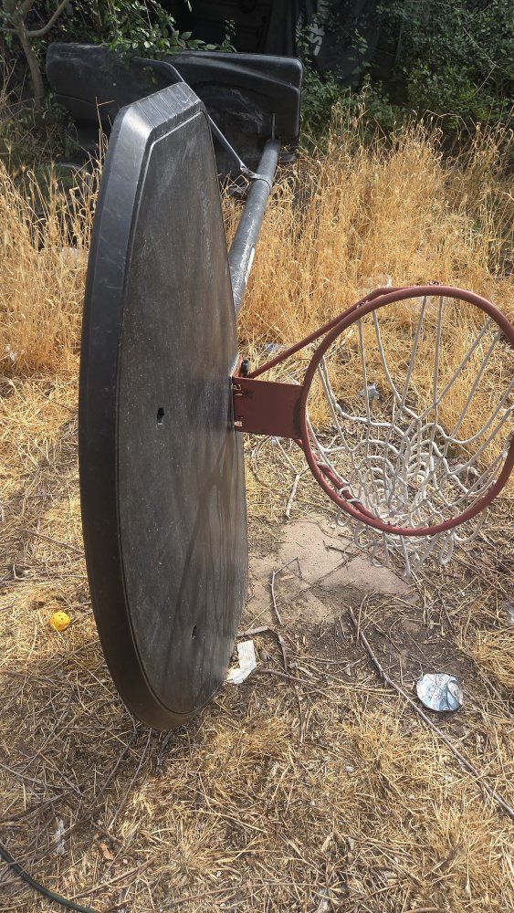 Used Portable Basketball Hoop with Backboard and Net