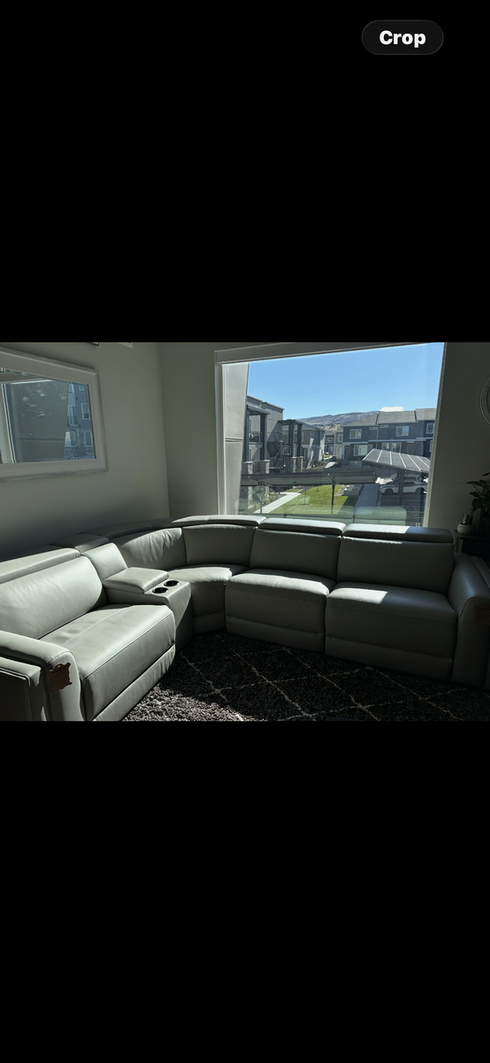 5 Piece Leather sectional