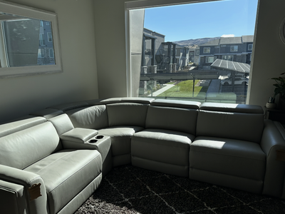 5 Piece Leather sectional