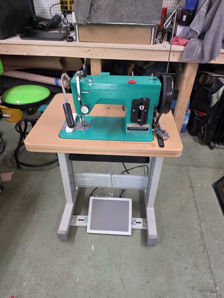 Sailrite Leatherwork Sewing Machine with Table and Stand
