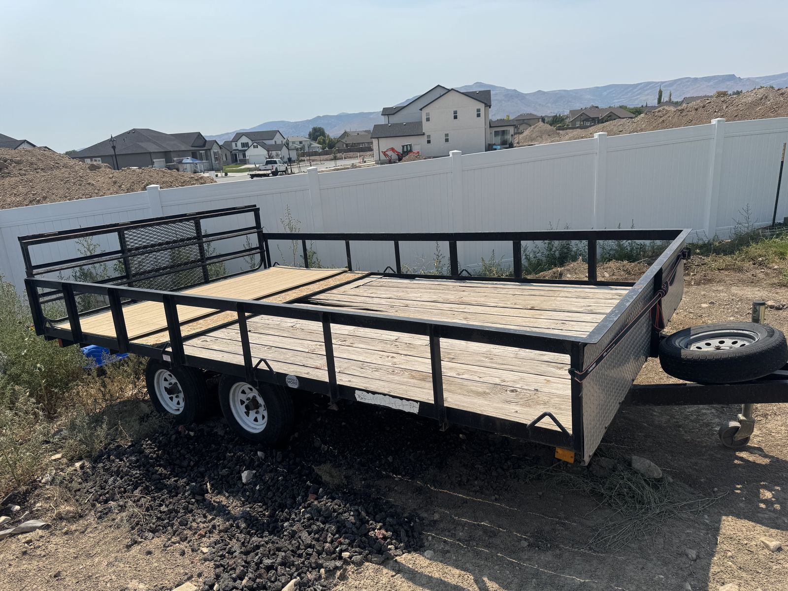 12x8 flatbed trailer