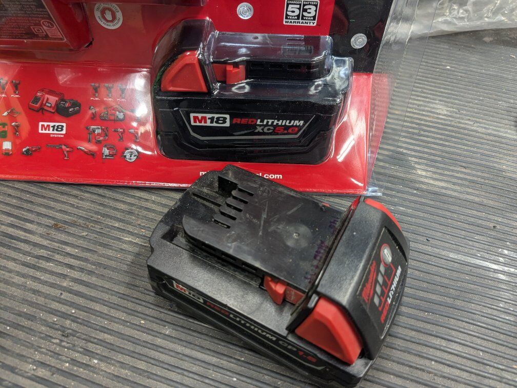 Milwaukee m18 battery batteries 5.0ah NEW