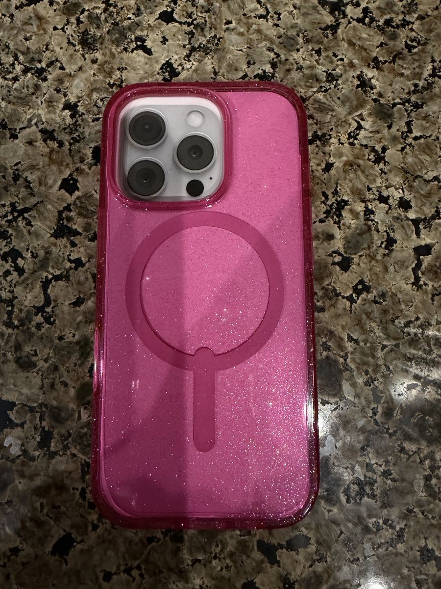 Brand new Apple iPhone 16 pro case- pink glitter