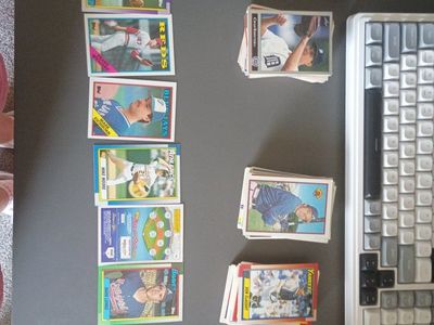 Vintage Baseball Cards Bulk Lot - Topps, Leaf, Bowman MLB Cards