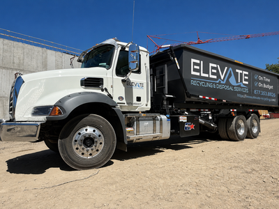 Elevate Dumpster Roll Off for Disposal