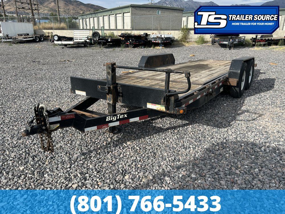 7x20 Big Tex Tilt Tilt Trailer - 14K GVWR - 14 Ply Tires