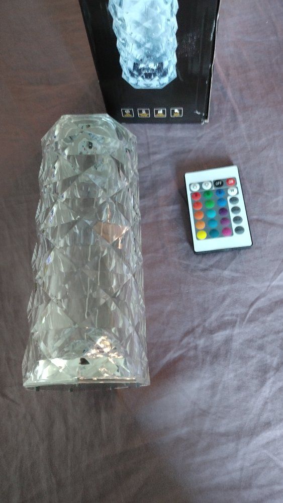 Rose Diamond Table Lamp USB Charging Touch Lamp with Remote - Atmosphere Making