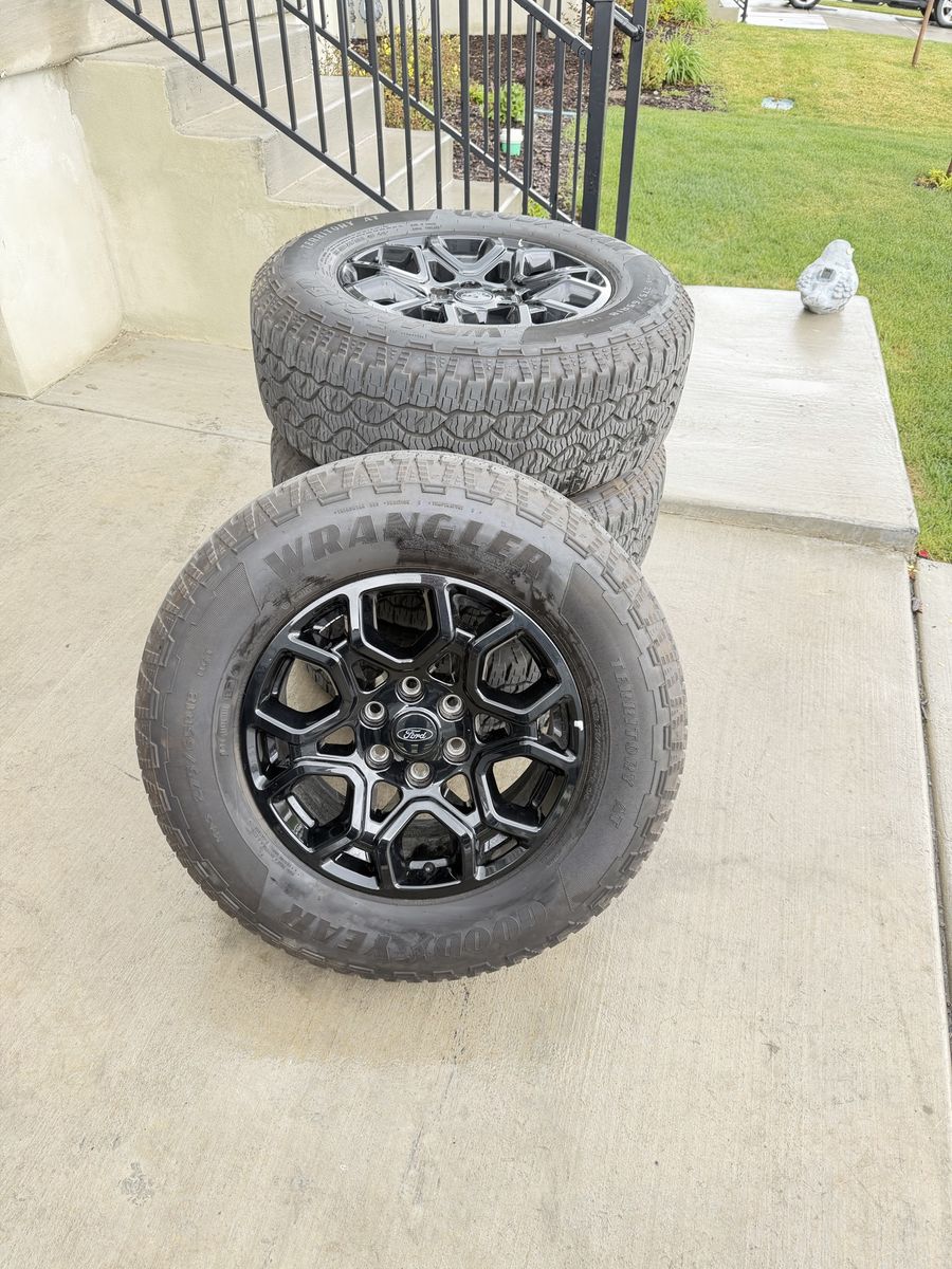 Ford F150 Rims and Tires 275/65R18 Goodyear