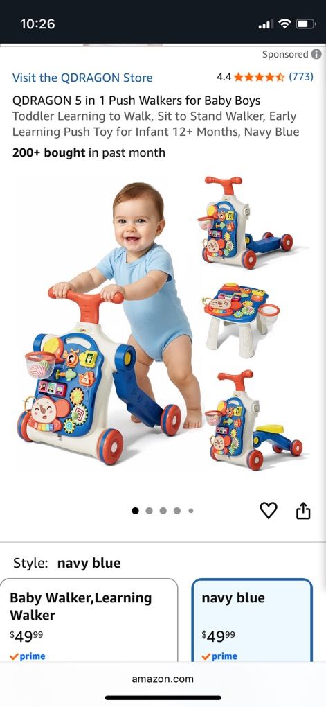 Baby Walker- Scooter- Multi Function