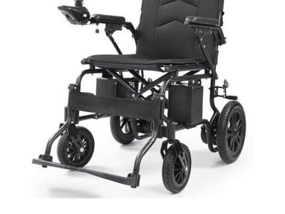 moovon 15 Miles Electric Wheelchair for Adults,Foldable, Black