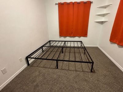 Black Metal King Size Platform Bed Frame - 14”