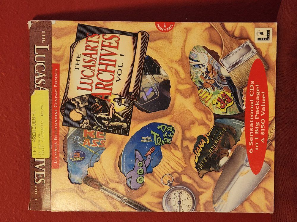 LucasArts Archives Vol 1 PC CD-ROM Games Collectio