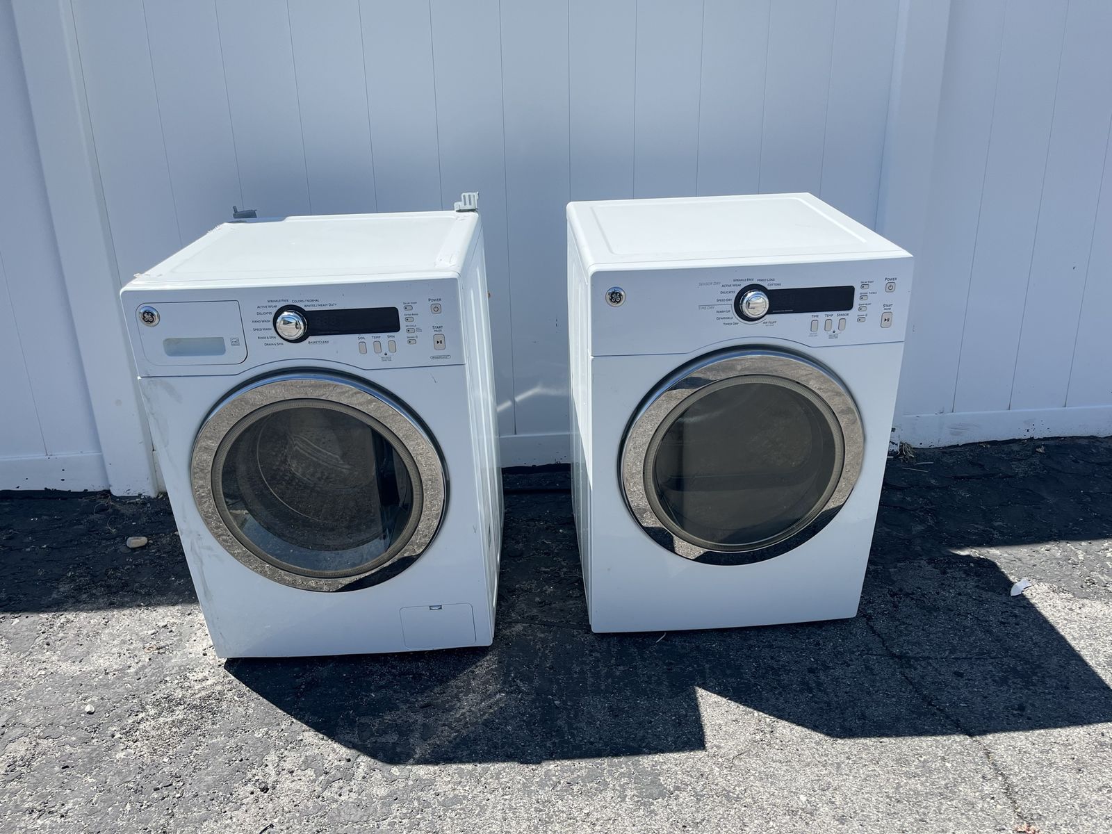 Compact washer and electric dryer set (GE)