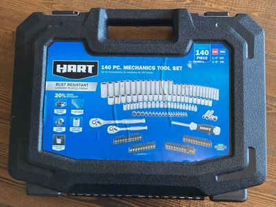 Hart 140-Piece Mechanics Tool Set with Storage Case