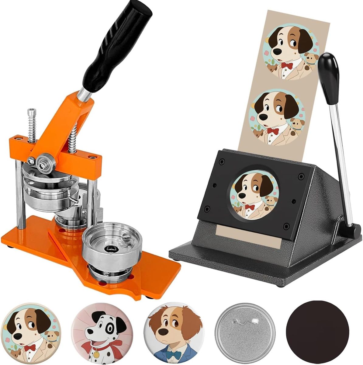 Photo Magnet Maker Machine, 2.25in Button Maker Press Kit