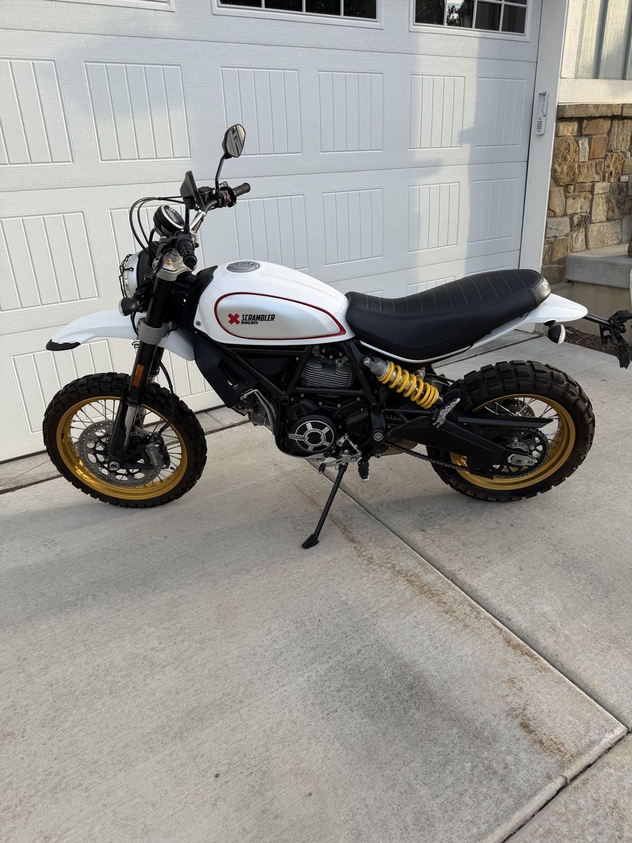 Ducati Scrambler Motorcycle - Used, White