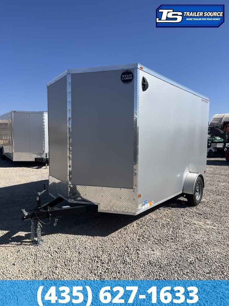 7x12 Wells Cargo Fast Trac Deluxe Enclosed Cargo Trailer - 7'0" Interior - 3.5K GVWR - .080 PolyCor