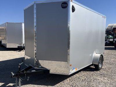7x12 Wells Cargo Fast Trac Deluxe Enclosed Cargo Trailer - 7'0" Interior - 3.5K GVWR - .080 PolyCor