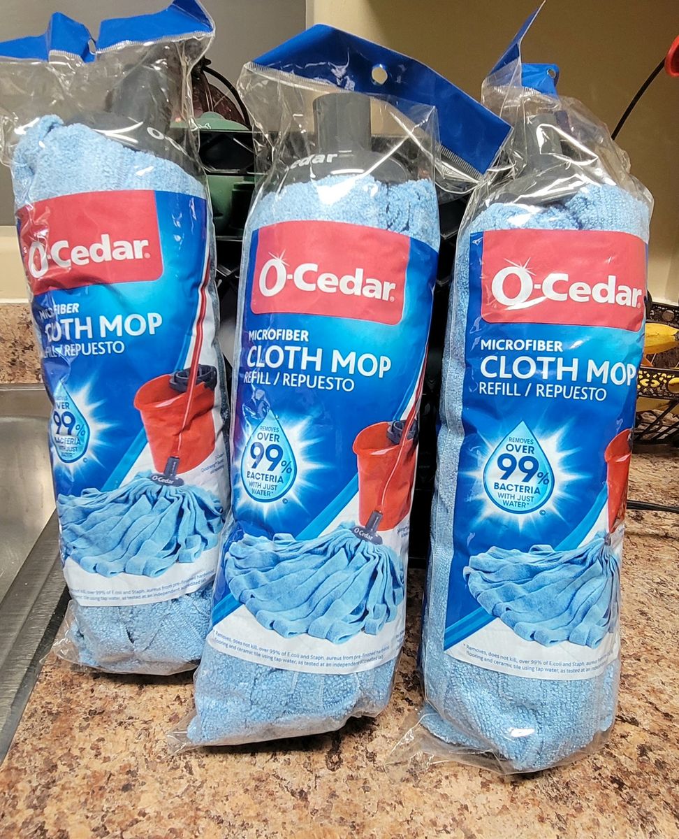 3 pack of O-Cedar Microfiber Cloth Mop Head Replacement