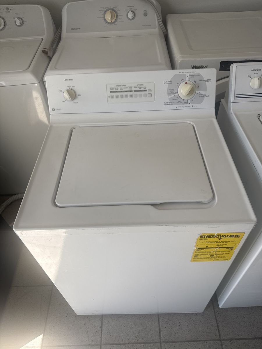 GE Profile Top Load Washer White