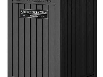 New - Package Delivery Box for Outside, 48 Gallon Storage w/ Lockable