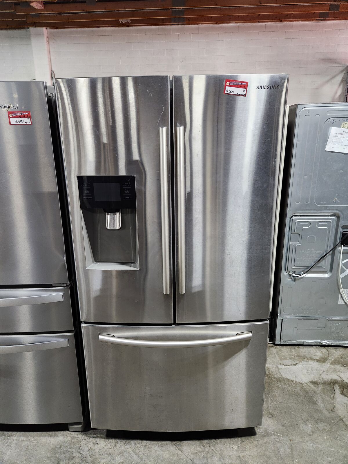 GREAT SAMSUNG STAINLESS STEEL FRENCHDOOR FRIDGE! W-WARRANTY