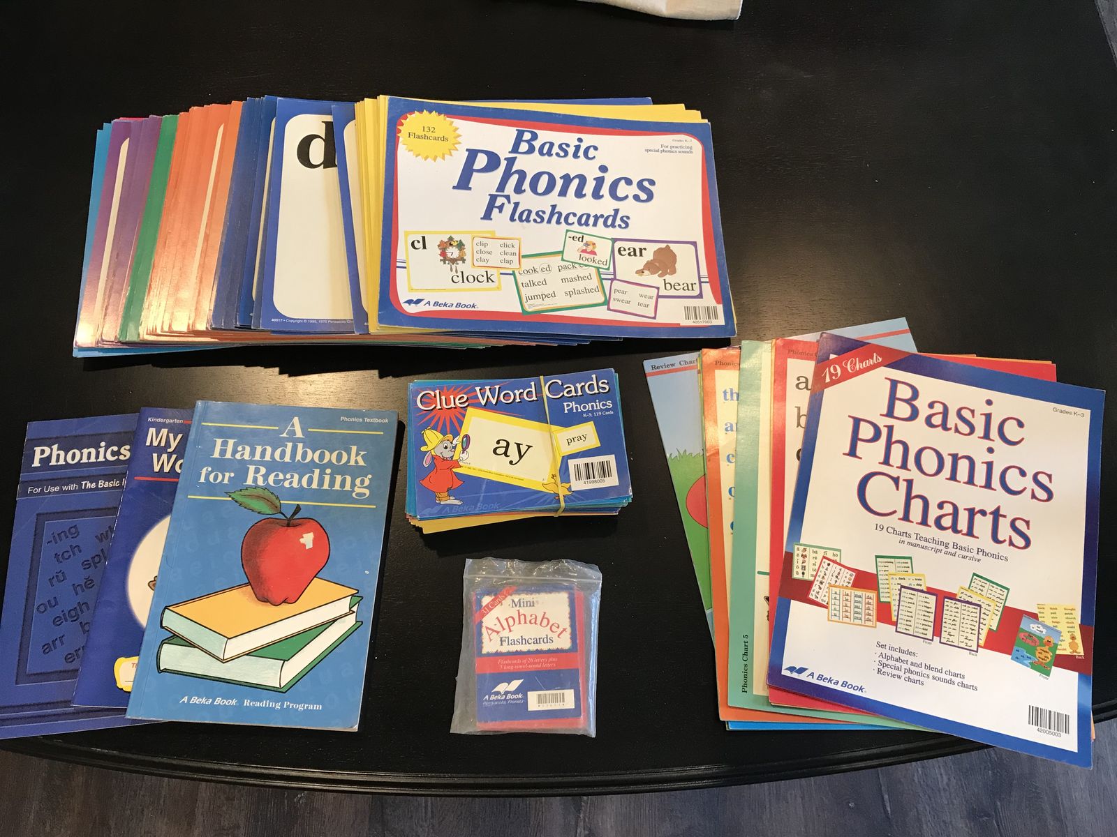 Phonics Flashcards by Abeka books