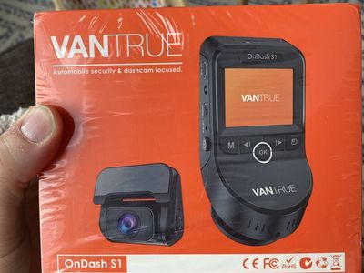Vantrue OnDash S1 Dual Camera Dash Cam & Samsung EVO Select 256GB MicroSD Card - New