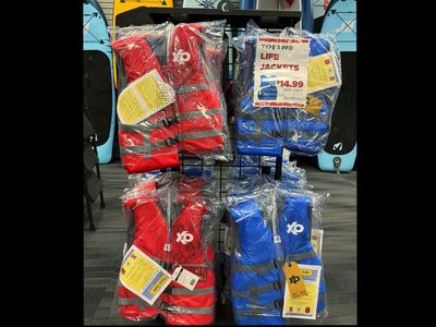 New Life Jackets sale $14.99