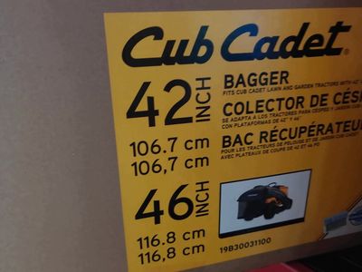 Cub Cadet Bagger