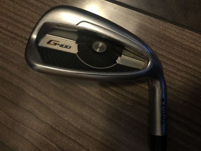Ping G400 Black Dot Number 8 Iron Only Golf Club Stiff Flex