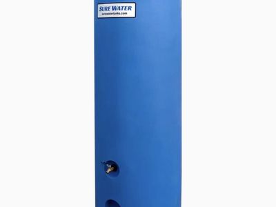 New Sure Water 260 Gallon Vertical Water Storage Tank Blue