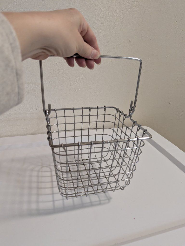 stainless steel metal basket