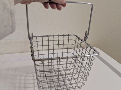 stainless steel metal basket