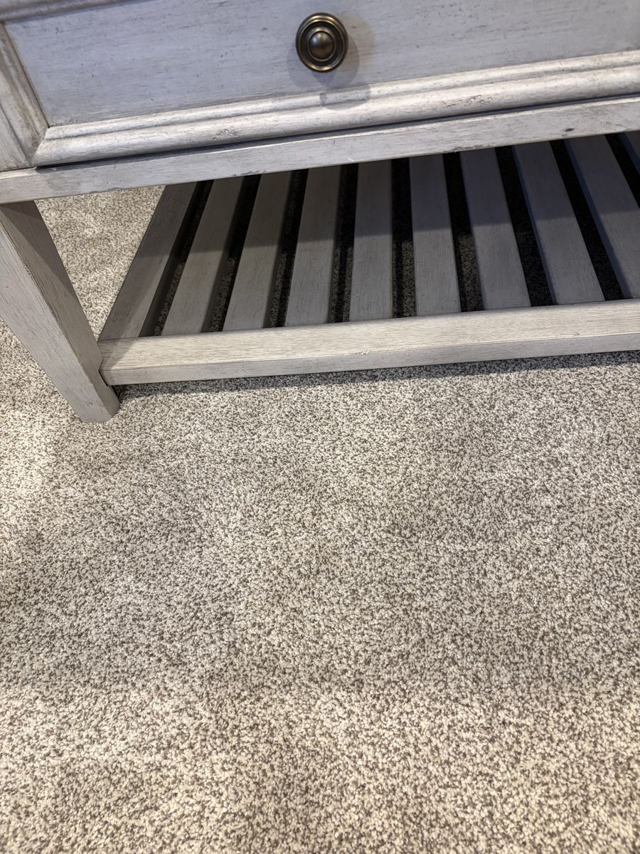 Liberty Furniture Rustic Glass-Top Coffee Table with Lower Shelf. Table is 51 inches long, 30 inches wide and 19 inches high.