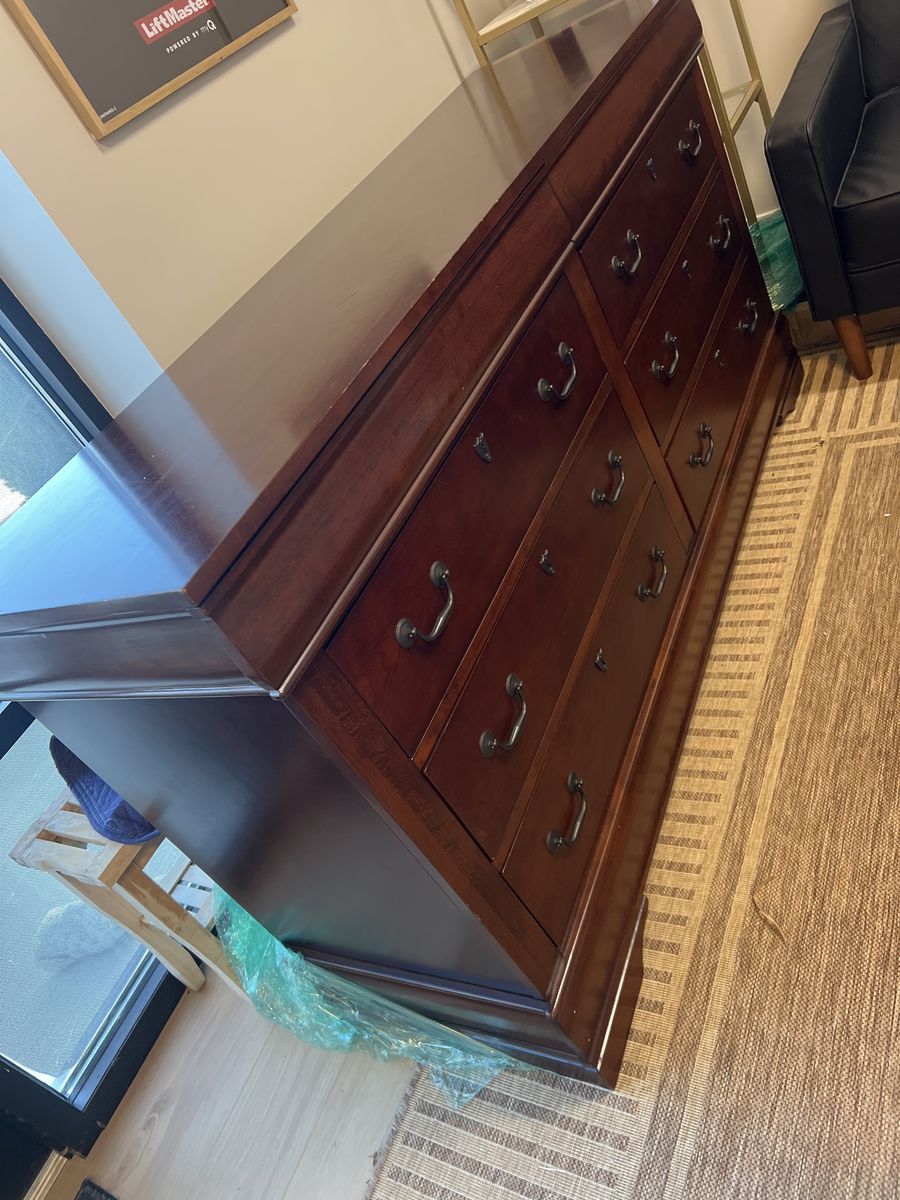 Nice dark cherry dresser