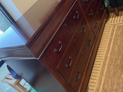 Nice dark cherry dresser