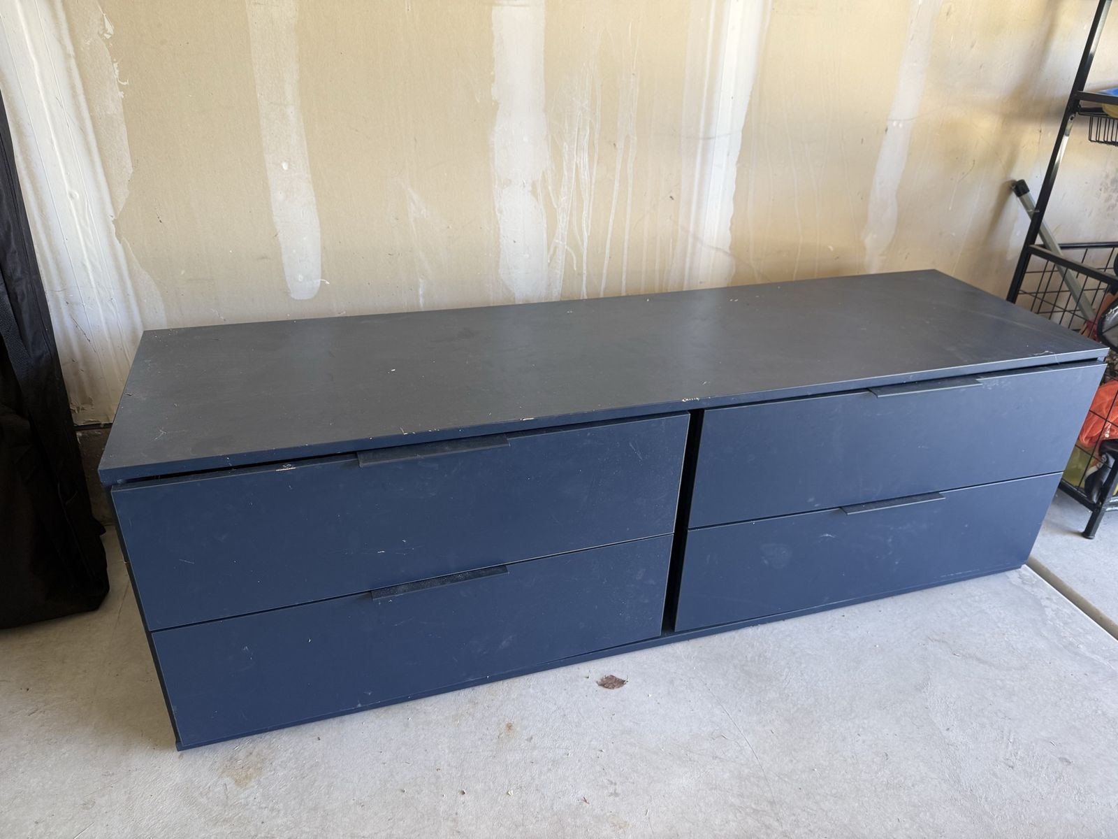 Blue IKEA dresser