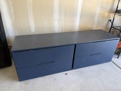Blue IKEA dresser